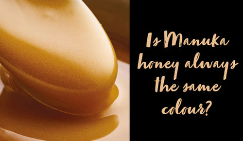 Is Manuka honey always the same colour?
